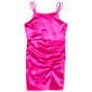 Girls &#40;7-16&#41; Poppies & Roses Satin Ruched Dress - image 1