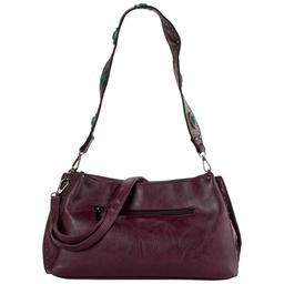 Sam & Hadley Triple Compartment Riveted Strap Crossbody