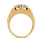 Haus of Brilliance 1/3ctw. Floral Diamond Cluster Statement Ring - image 3