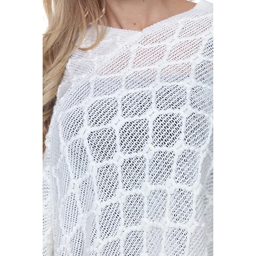 Womens White Mark Frostine Poncho