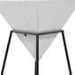 9th & Pike&#174; White Metal and Wood Modern Accent Table - image 5