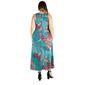 Plus Size 24/7 Comfort Apparel Floral Maxi Dress with Pockets - image 2