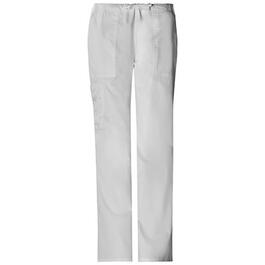 Womens Cherokee Core Stretch Drawstring Pants - White