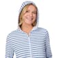 Womens Free Country Sunfree Full Zip Stripe Sun Shirt - image 5