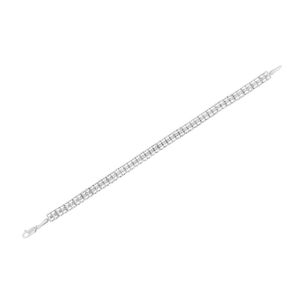 Haus of Brilliance 1/10ctw. Diamond Double-Link Tennis Bracelet