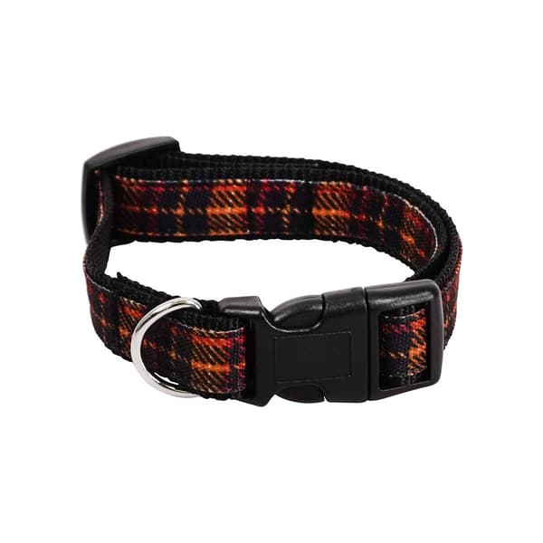 Best Furry Friends Cider Plaid Pet Collar