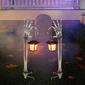 Evergreen 2pc. Skeleton Hand Garden Stake w/ Solar Lantern - image 2