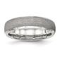 Mens Gentlemen's Classics&#40;tm&#41; 6mm Silver Polished Laser Cut Band - image 1