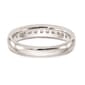 Pure Fire 14kt. White Gold Lab Grown 11-Stone Channel Band - image 2