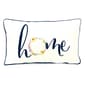 Jordan Manufacturing Home Flower Wreath Lumbar Throw Pillow - image 1