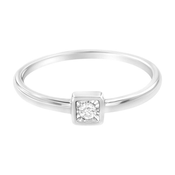 Haus of Brilliance Sterling Silver Diamond Accent Promise Ring - image 