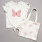 Girls (7-12) BTween(R) Bow Butterfly Tie Front Tee w/ Bag - image 1