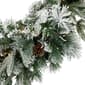 Northlight Seasonal 30in. Pre-Lit Pine Flocked Christmas Wreath - image 4