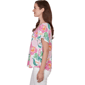 Petite Ruby Rd. Hothouse Florals Textured Floral Blouse - image 3