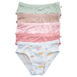 Toddler Girl Poppy & Clay Zen Bamboo Butterfly 5pk. Underwear