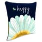 Jordan Manufacturing Bee Happy Daisy Outdoor Throw Pillow - image 2