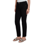 Petite Ruby Rd. Key Items Jet Black Slim Straight Jeans - image 1