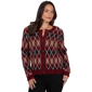 Womens Skye''s the Limit Wild Romance Argyle Cardigan - image 1
