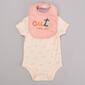 Baby Girl &#40;NB-9M&#41; bon bebe&#40;R&#41; Cute Girl Bodysuit & Bib - image 1