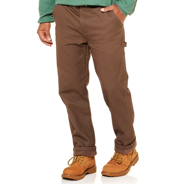 Mens Bass Creek Outfitters Fleece Lined Carpenter Pants - image 