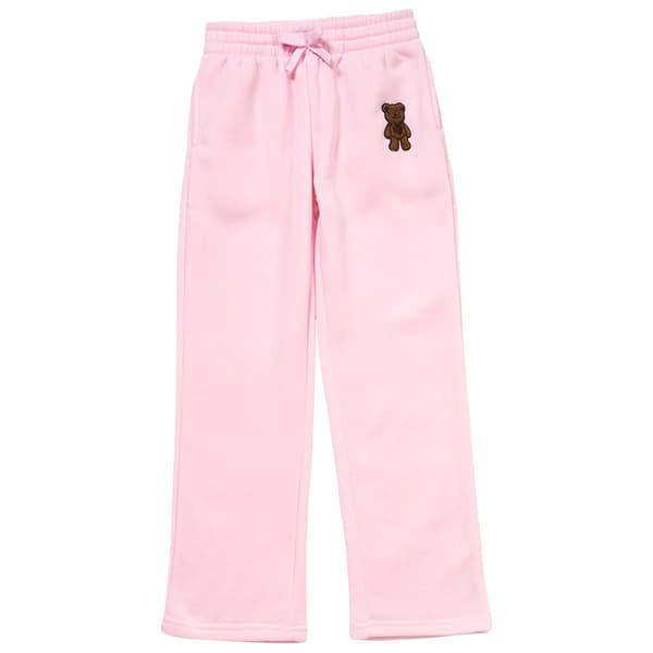 Girls (7-16) Jolie & Joy Teddy Bear Applique Fleece Lined Pants - image 