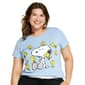 Junior Plus Freeze Snoopy & Woodstock Graphic Tee - image 1