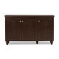 Baxton Studio Winda 3 Door Shoe Storage Cabinet - image 1