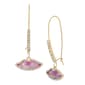 Betsey Johnson Minimal Stones & Lips Drop Earrings - image 1