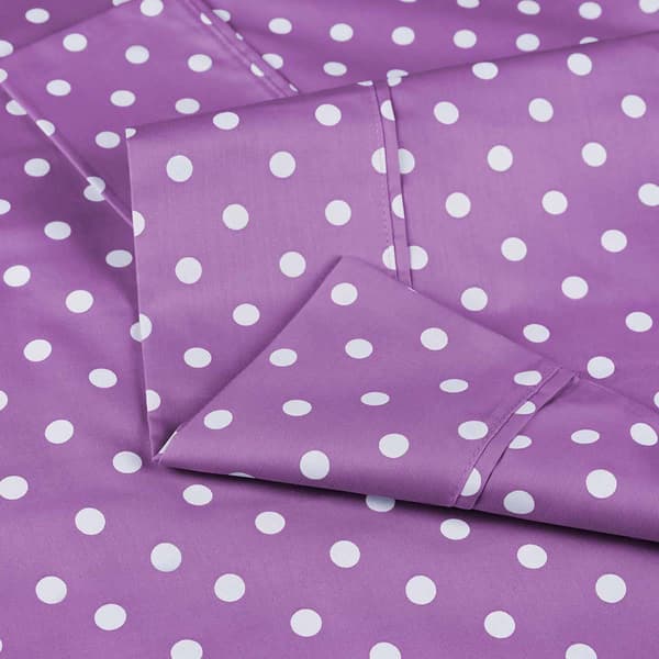 Superior 600TC Cotton Blend Polka Dot Sheet Set
