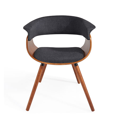 Worldwide Homefurnishings Mid Century Bent Wood Side Chair
