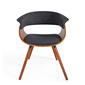 Worldwide Homefurnishings Mid Century Bent Wood Side Chair - image 2
