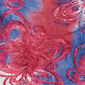 Petite Ruby Rd. Indigo Go Tie Dye Floral Keyhole Neck Blouse - image 6