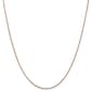 Gold Classics&#40;tm&#41; .65mm. 14k Rose Diamond Cut Spiga Necklace - image 1