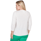 Petite Alfred Dunner Resort Living Tropical Floral Blouse - image 2