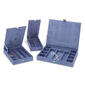 Unisex Reed & Barton Faux Suede Stackable Jewelry Boxes - image 1