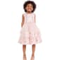 Girls (4-6x) Bonnie Jean Floral Foiled Bodice Double Skirt Dress - image 4