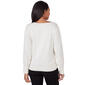 Womens Emaline St. Kitts Solid Long Sleeve Crew Neck Sweater - image 2