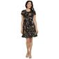 Womens MSK Short Sleeve Grommet Trim Dress - image 1