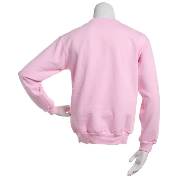 Womens Top Stitch by Morning Sun Vintage Blush Heart Sweatshirt