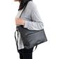 Club Rochelier Onyx Large Multi Zip Pocket Hobo Shoulder Bag - image 5