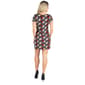 Womens 24/7 Comfort Apparel Geometric Short Sleeve Sheath Dress - image 2