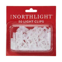 Northlight Seasonal 50ct. Outdoor Gutter Christmas Light Clips