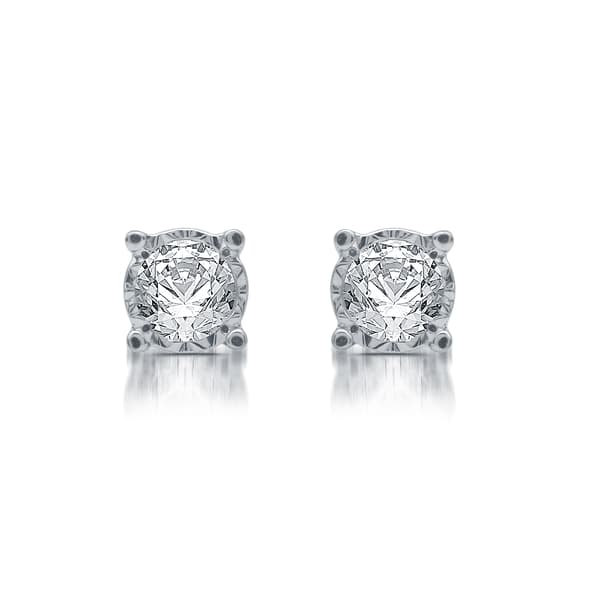 Diamond Classics&#40;tm&#41; 10kt. Yellow Gold 1/3ctw. Stud Earrings