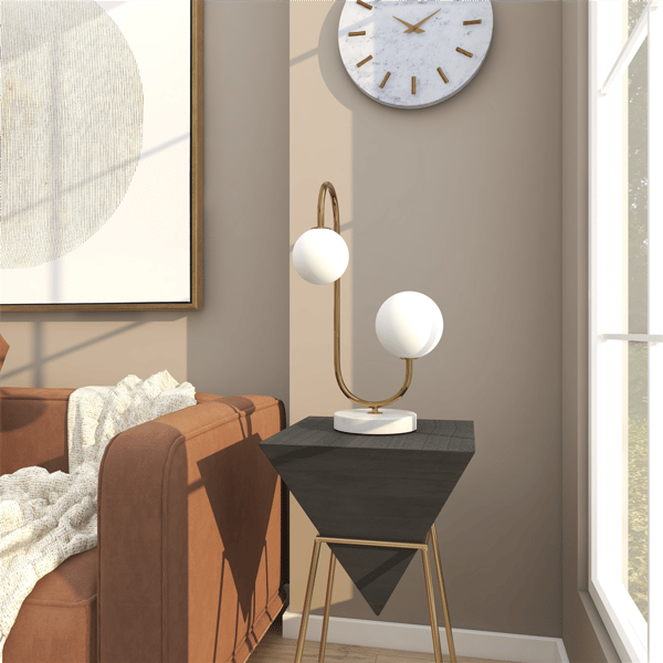 9th & Pike® Contemporary Gold Metal Table Lamp