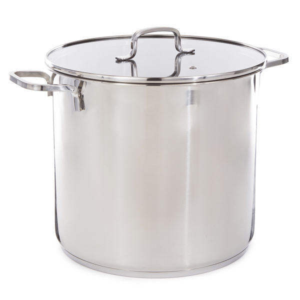BergHOFF DiNA Helix Stainless Steel 15.85qt. Stockpot