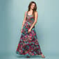 Womens 24/7 Comfort Apparel Pink & Brown Sleeveless Maxi Dress - image 4