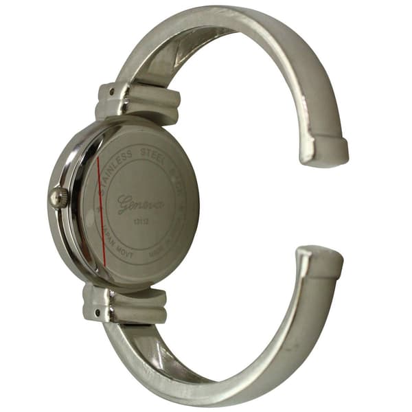 Womens Olivia Pratt™ Everyday Silver Bangle Watch - 13112