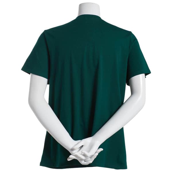 Juniors Plus Feathers Tonal Rhinestone Tee - Rainforest