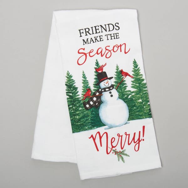 Kay Dee Season Snowman Terry Kitchen Towel