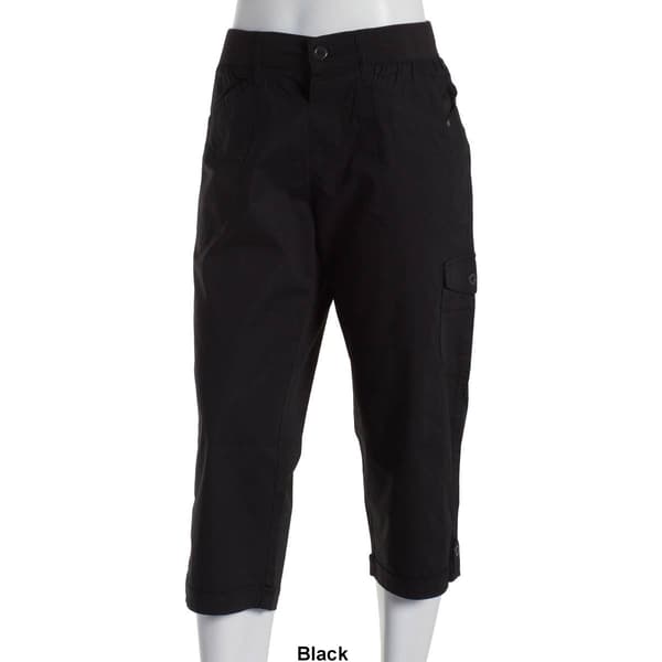 Womens da-sh Taylor Adjustable Leg Cargo Pocket Capris